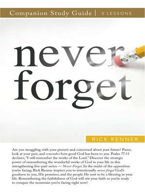 cover image of Never Forget Study Guide
